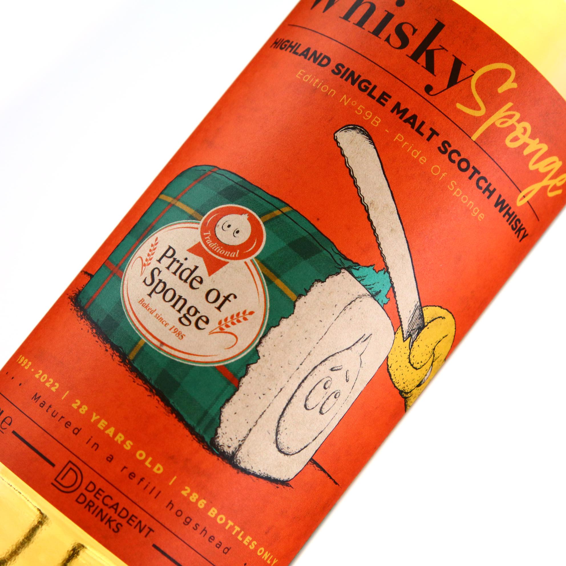 Pride Of Sponge 1993 Whisky Sponge No.59B | Decadent Drinks Pride Of Sponge 1993 Whisky Sponge No.59B | Decadent Drinks